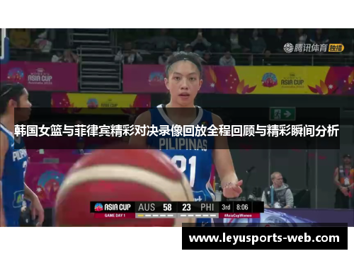 韩国女篮与菲律宾精彩对决录像回放全程回顾与精彩瞬间分析